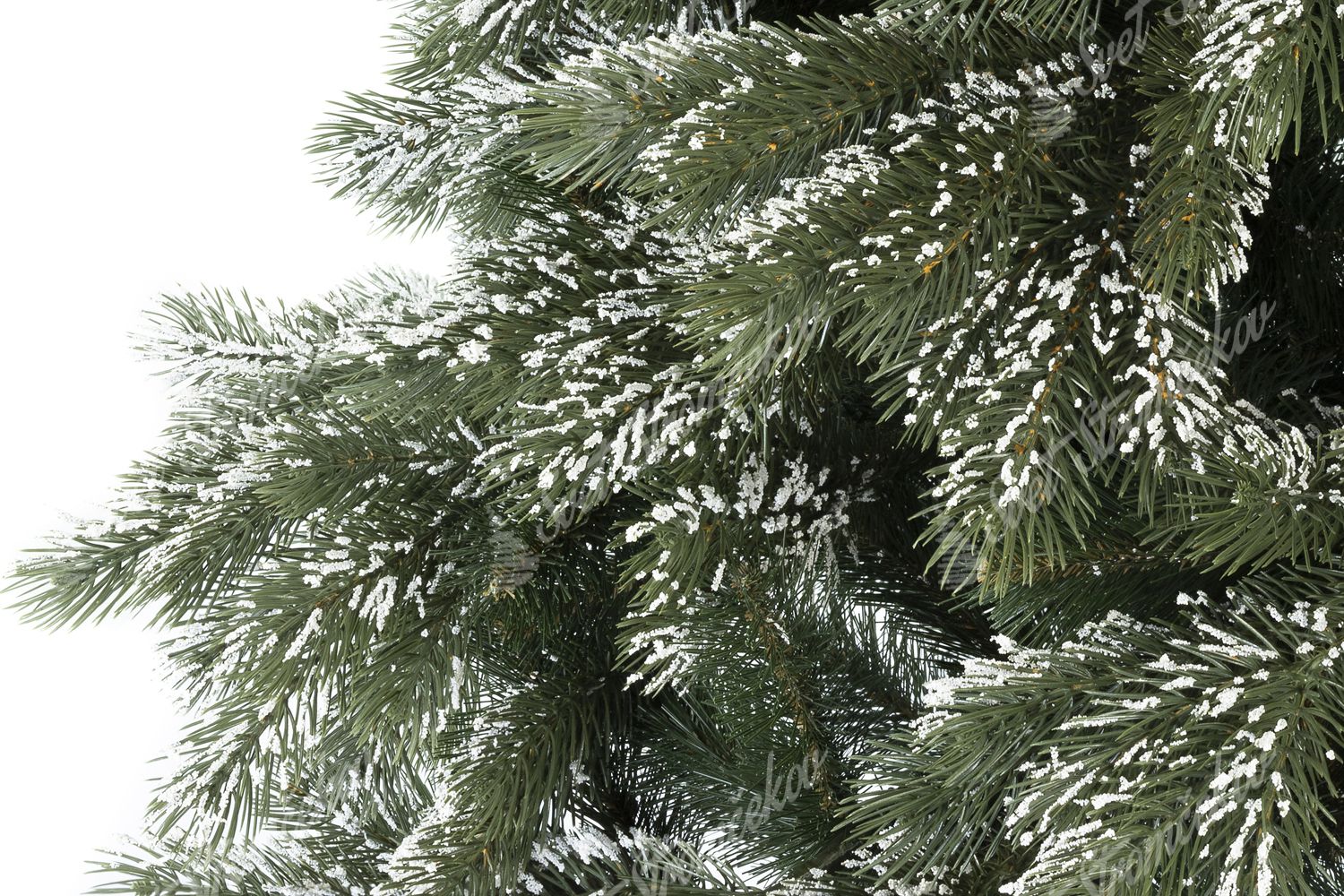 Umelý vianočný stromček 3D Borovica Himalájska Zasnežená detail 1