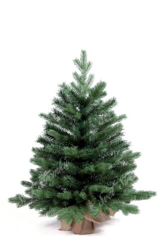 Krásný malý stromek, který se rozpíná na spodku do šířky. Obsahuje velký počet 3D větviček a tak je vypadá jako živý malý stromek z lesa. Stromek stojí na umělém podstavci zabaleném v pytlovině.