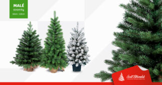 Malé vánoční stromky od 60cm do 120cm