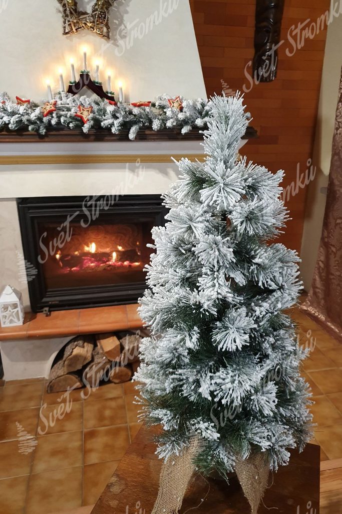 Umělý vánoční stromek Mini Borovice Zasněžená