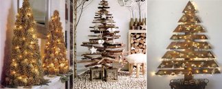 Dřevěné vánoční stromky