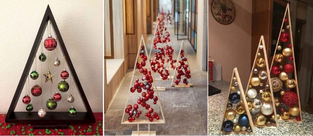 Vánoční stromek z trojúhelníku