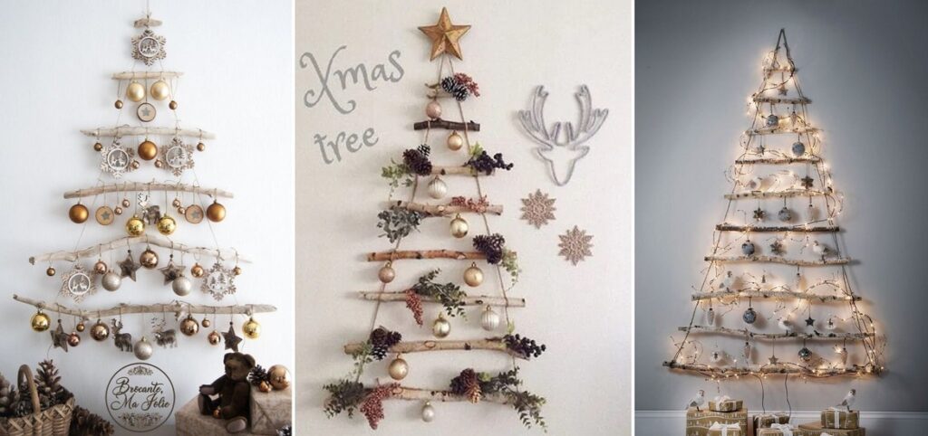 Vánoční stromek na stěnu