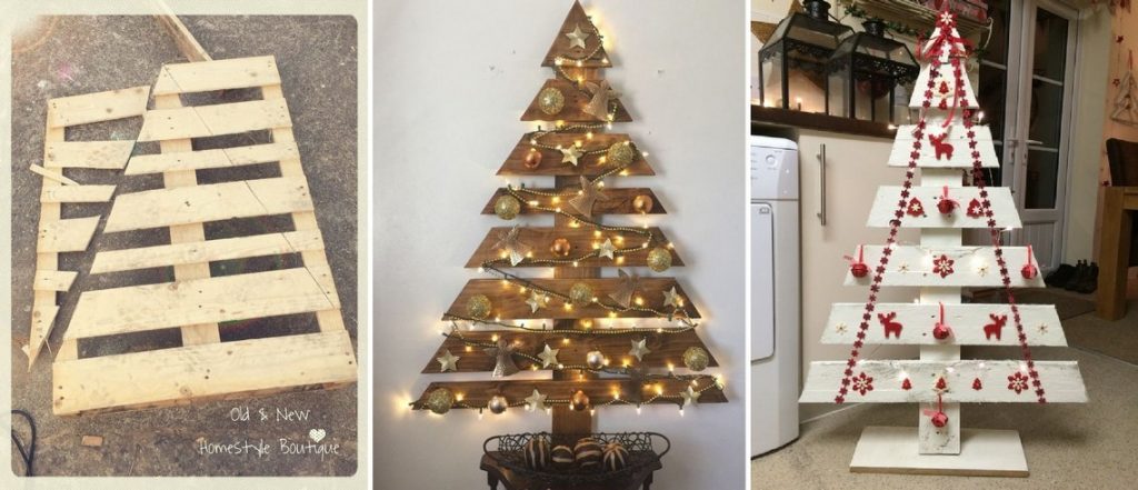 Vánoční stromek z palet