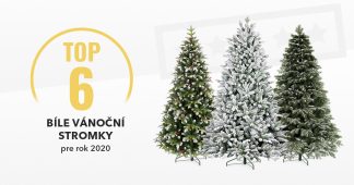 Bílé vánoční stromečky - Top6 pro rok 2020