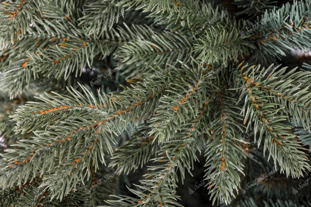 Detail 3D jehličí - vánoční stromeček 3D Smrk Ledovy