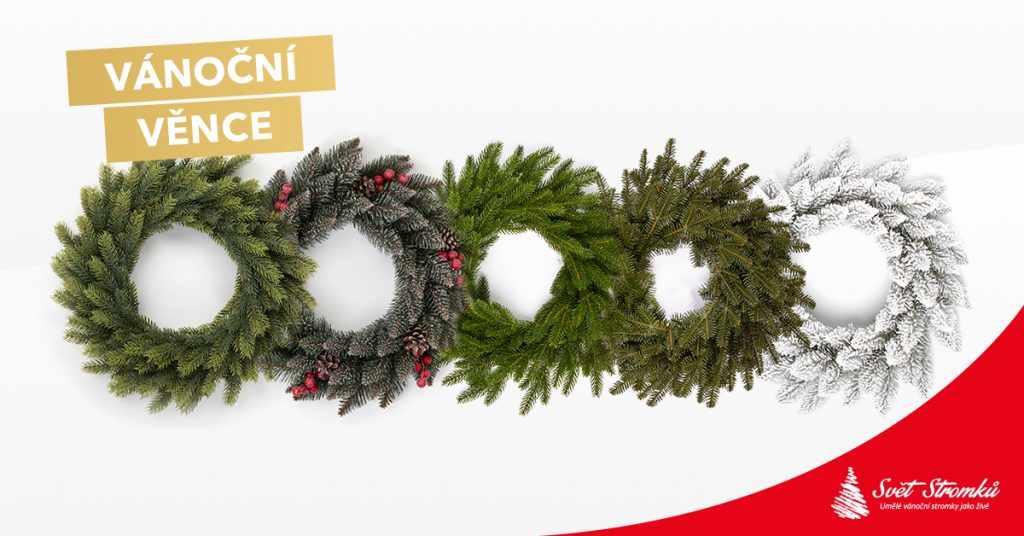 Vánoční věnce moderní