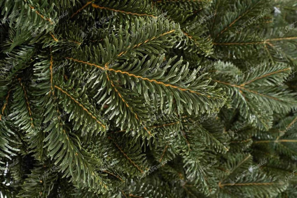 Umělý vánoční stromeček FULL 3D Jedle Normandská detail jehličí