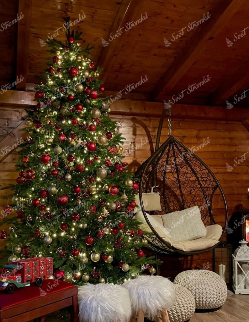 Umňelý vánoční stromeček 3D Smrk Horsky 240cm