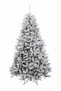 Umělý vánoční stromek Smrk Bílý, větvičky stromku mají hustý nános umělého sněhu