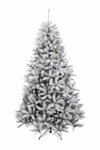 Umělý vánoční stromek Smrk Bílý, větvičky stromku mají hustý nános umělého sněhu
