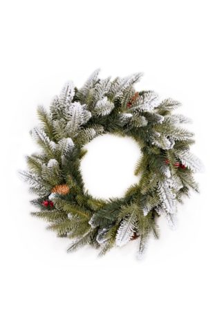 Vánoční věnec 3D Jedle Zasněžená