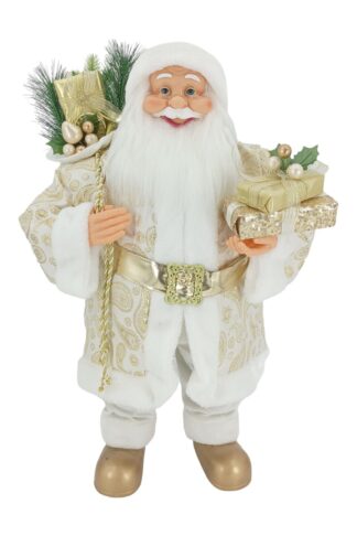 Dekorace Santa Claus Zlatý 80cm