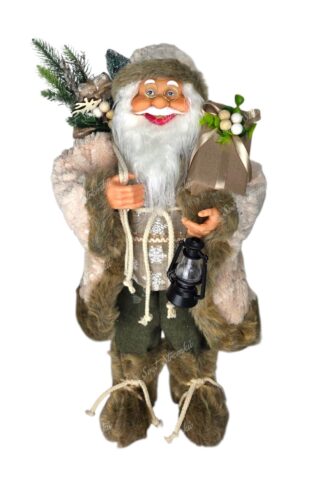 Vánoční dekorace Mikuláš Krémový 60cm