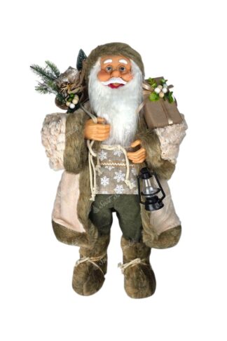 Vánoční dekorace Mikuláš Krémový 80cm