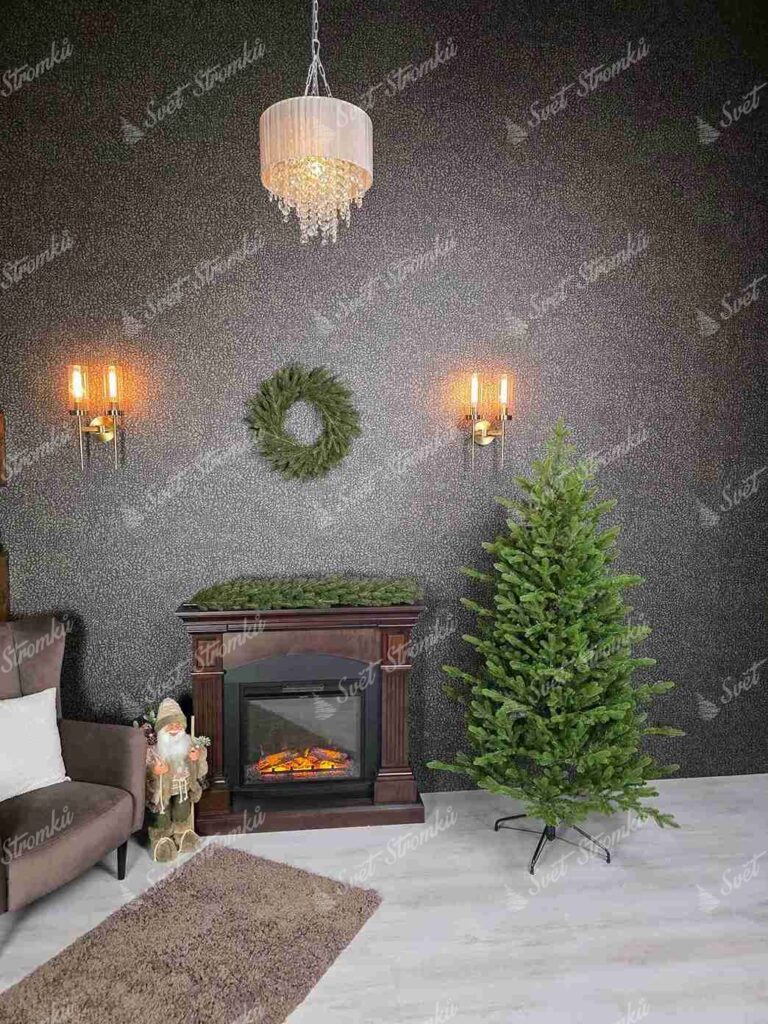 Umělý vánoční stromeček FULL 3D Smrk Švýcarský, má přirozeně zelené jehličí