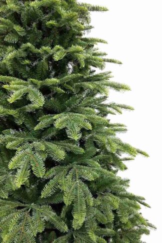 Umělý vánoční stromek 3D Jedle Balzamová, má větvičky se světlozeleným jehličím na koncích