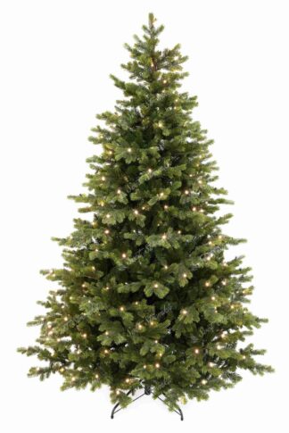 Umělý vánoční stromek 3D Jedle Švédska LED, stromek má majestátní vzhled, větvičky mají přirozeně zelenou barvu