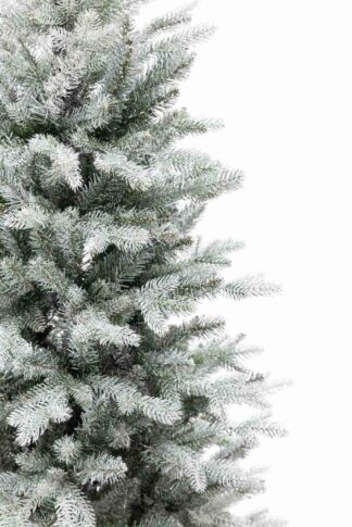 Umělý vánoční stromeček 3D Smrk Mrazivý v květináči