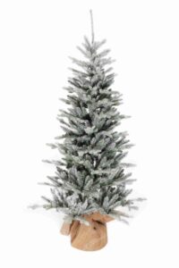 Umělý vánoční stromeček 3D Smrk Mrazivý v květináči