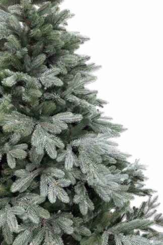 Umělý vánoční stromeček FULL 3D Smrk Vznešený, má stříbené konce větviček